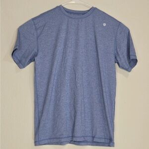 Rhoback Blitz Tech Performance Golf Short Sleeve Blue T-Shirt Size M Mens